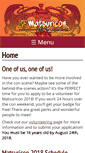 Mobile Screenshot of matsuricon.org